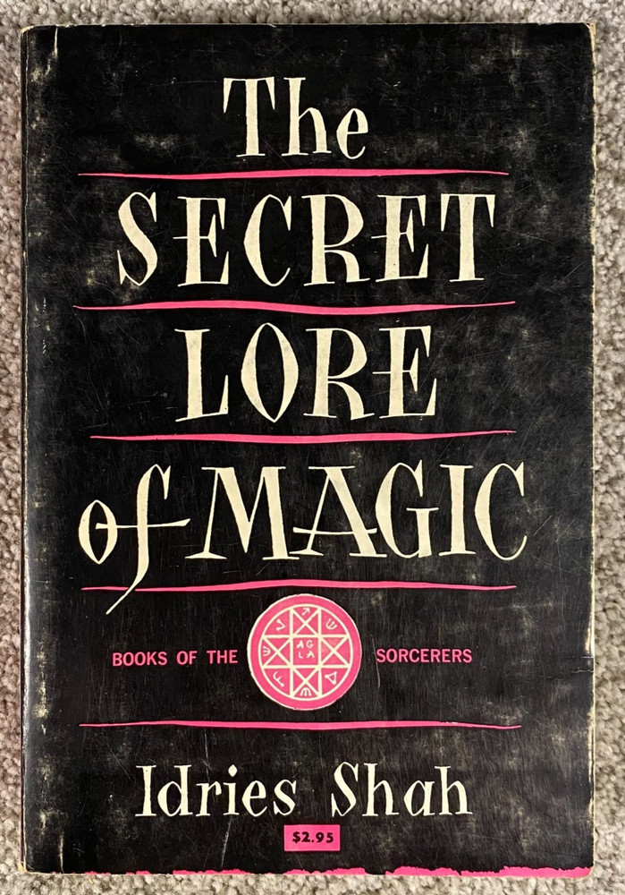 The Secret Lore of Magic, Sayed Idries Shah First Paperbound Edition Book, 1970