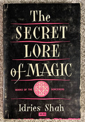 The Secret Lore of Magic, Sayed Idries Shah First Paperbound Edition Book, 1970