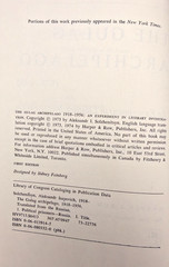 The Gulag Archipelago Aleksandr I. Solzhenitsyn First Edition HCDJ Book 1973