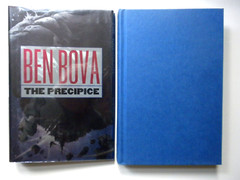*SIGNED* BEN BOVA high grade 2001 collectible hardcover THE PRECIPICE 349 pages