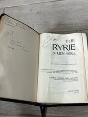 ✝️ The Ryrie Study Bible NASB New American Standard Genuine Leather Moody Press