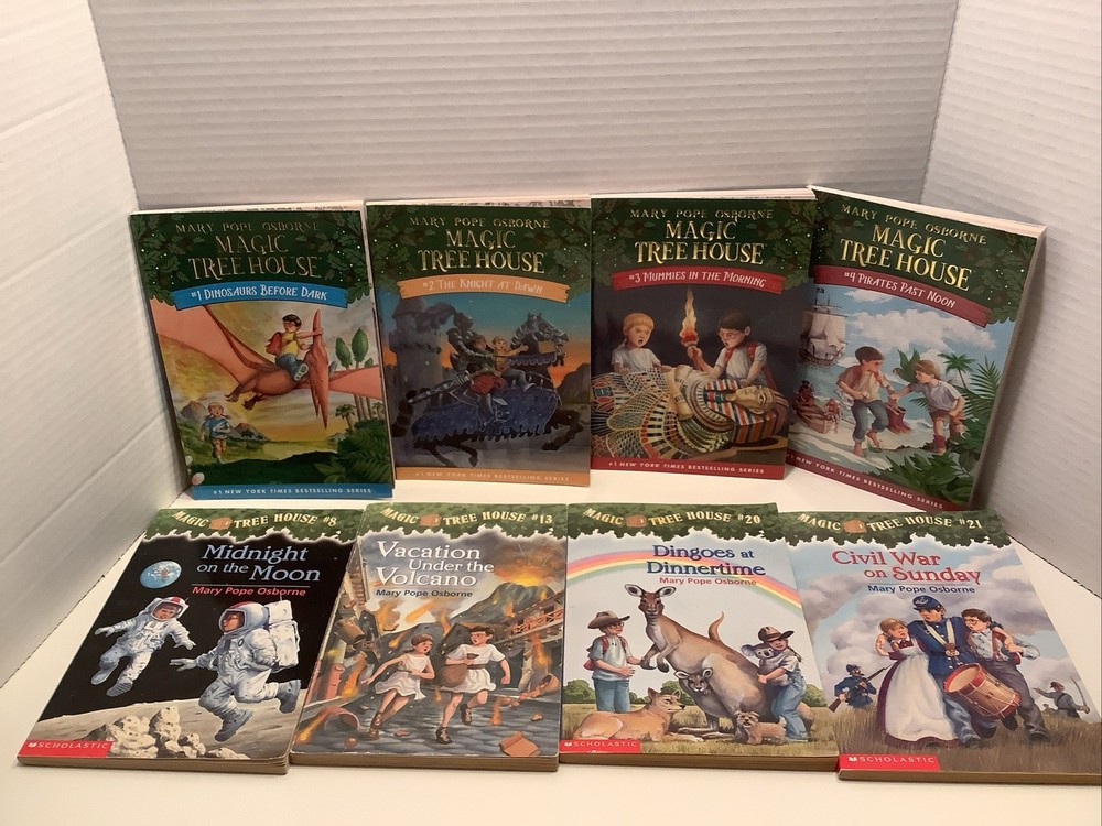 Magic Tree House box set 1-4 + various books 8, 13, 20, 21