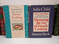 Mastering Art French Cooking Julia Child Beck Bertholle 2 Vol Set Knopf HC DJ VG