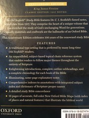 Leather KJV Old Scofield Study Bible 1917 notes Red letter Thumb-Indexed