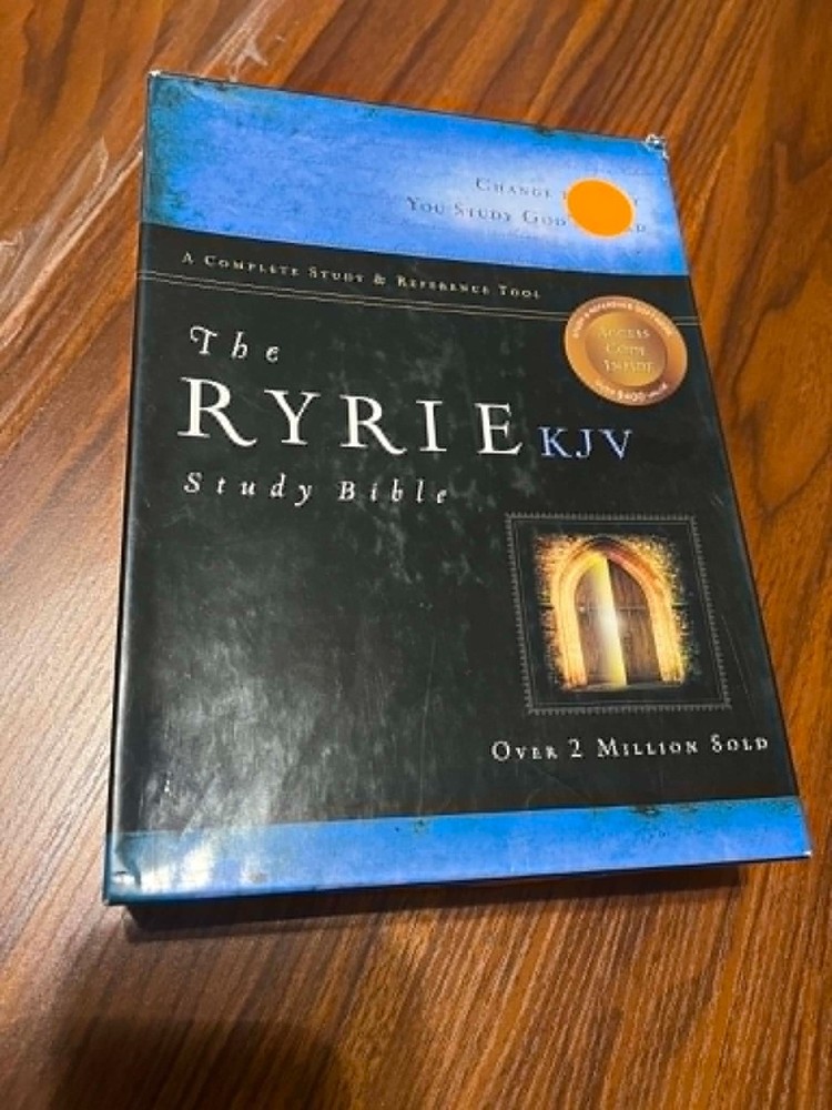 The Ryrie KJV Study Bible Bonded Leather Burgundy by Charles C Ryrie