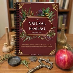Spiral-bound Natural Healing Handbook Herbal Encyclopedia & Plant Guide Notebook