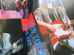 Andy Taylor 1987 Japan Tour Book Concert Program Duran Duran