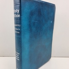 Possibility Thinkers Bible New King James Highlighted Blue Faux Leather 1984