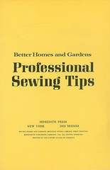 1966 Professional Sewing Tips – 62 Pages Hard Cover Book – FREE Shipping USA