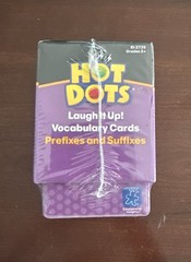 Hot Dots Prefixes And Suffixes Learning Cards Grade 2+ Brand New El-2735