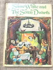 1975 Snow White And Cinderella Collins World Fairy Tales 2 Books 9.5″x12.5″