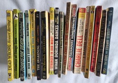 Lot of 18 Vintage Mystery Pulp Paperbacks: Halliday, Kaufman, Stout, Coxe, Ronns