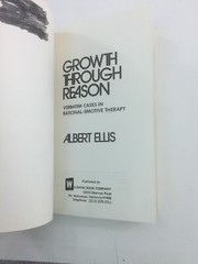 Growth Through Reason – Albert Ellis (1971, Paperback)