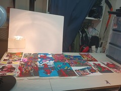 (1) Pre-owned 14 Colored Pages From Deadpool Coloring Book.