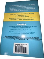Wonder by R. J. Palacio (Hardcover)