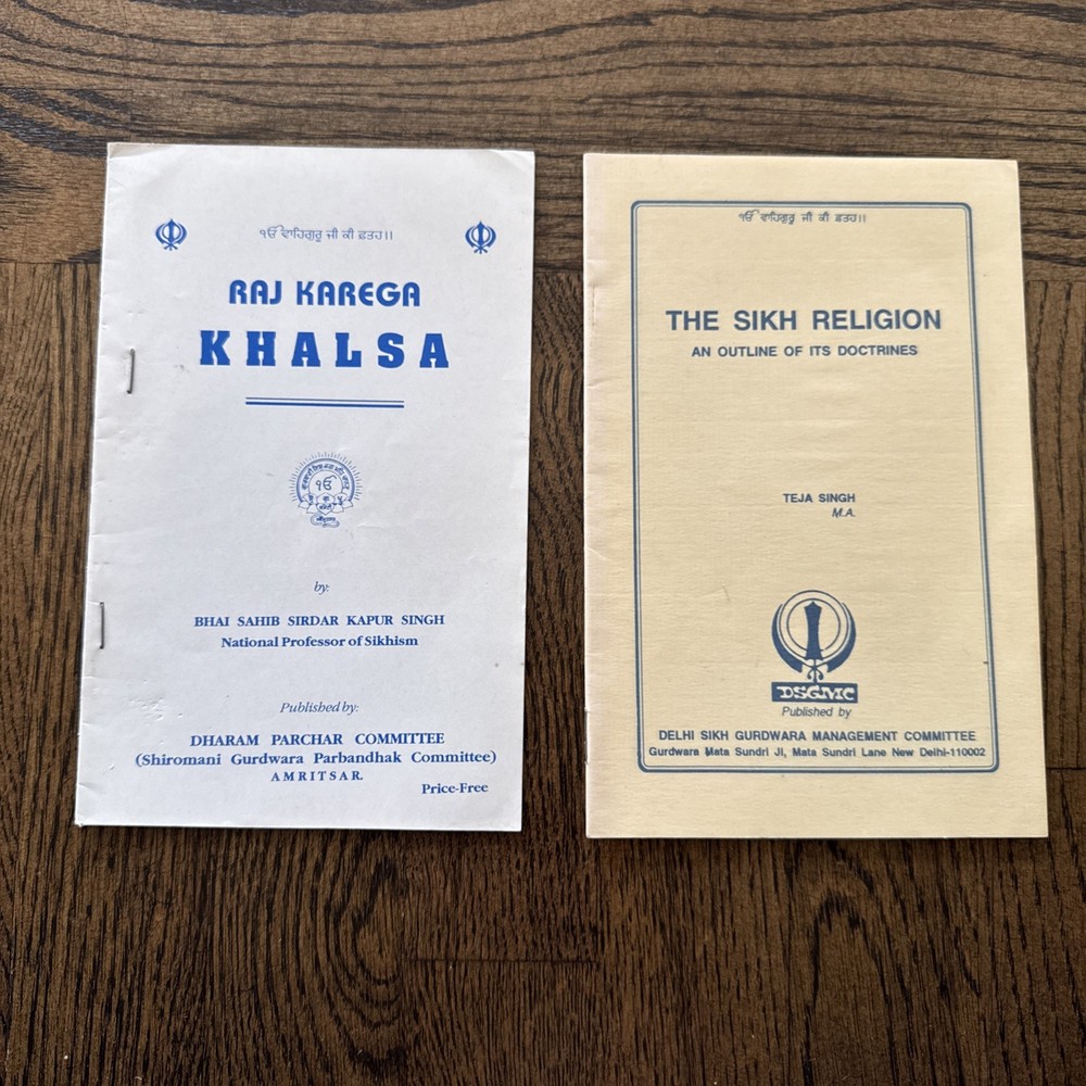 INDIA PUNJAB RAJ KAREGA KHALSA BHAI SHAIB SIRDAR KAPUR SINGH SIKHS Book LOT