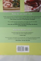 Lot of 2 Books Low Carb 1-2-3, Rozanne Gold & Real FOOD REAL EASY, George Stella