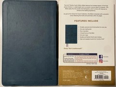 KJV, Thinline Youth Edition Bible, Verse Art Cover Collection, Leathersoft, Teal