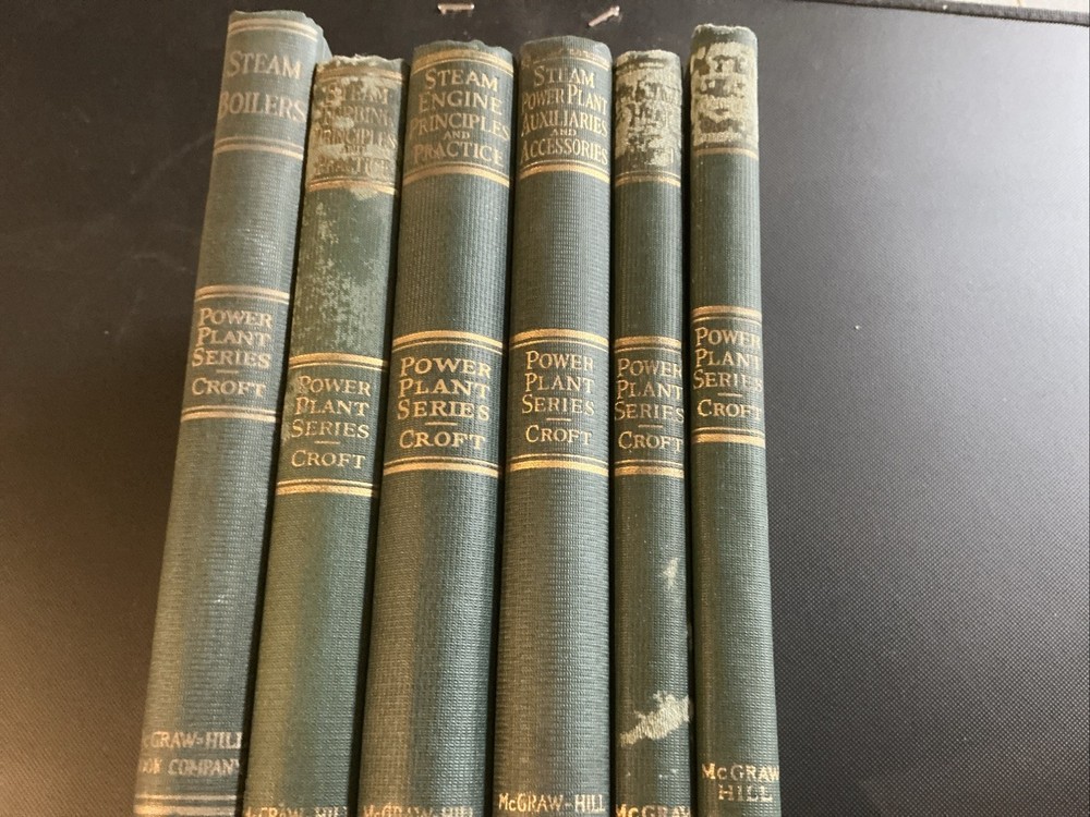 VTG- Power Plant Series – Set of Six Books – Terrell Croft – 1930’s