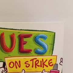 Glues on Strike by Jennifer Jones (Hardcover, Picture Book, Ages 4-8, Humor)