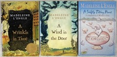 3 bk Lot, Madeleine L’Engle A Wrinkle in Time, Wind in the Door, Swiftly Tilting