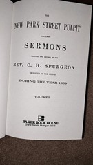 The New Park Street Pulpit Books C. H. Spurgeon Vol. 1 thru 6 Baker Book House