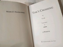 Tom’s Crossing : A Novel by Mark Z. Danielewski (2025, Hardcover) 1st Edition