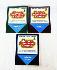 Jensen Bible Study Charts Complete Set Volume 1 2 3 Lot 228 Transparency Masters