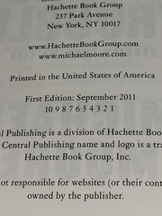 Here Comes Trouble by Michael Moore 2011 Hardcover New and Crisp Grand Central