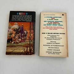 Vtg Pulp Paperback Lot of 8 Mid Century War Adventure Historical Drama 1950s-60s