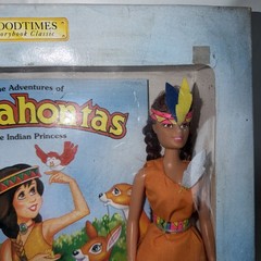 11.5″Doll Pocahontas Book set Adventures IN Original Box Vintage 1994