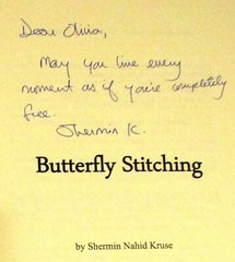 2014 Butterfly Stitching by Shermin Nahid Kruse SIGNED Softcover 367 Pages