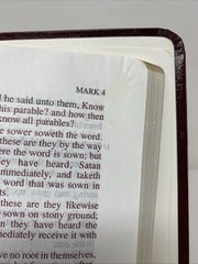 Jack Van Impe Prophecy Bible KJV 1999 Imitation Leather Red Letter Clean Pages
