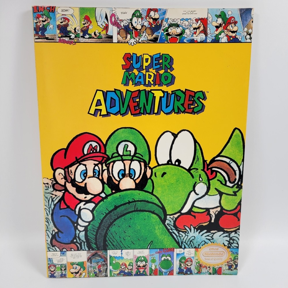 VTG Nintendo Super Mario Adventures Charlie Nozawa Original 1st Edition 1993 VG