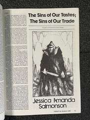 FANZINE Thrust SCIENCE FICTION FANTASY Review #34 Summer 1989 Platt illustrated