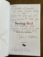 Seeing Red *SIGNED by Mara Eve Robbins (English) Paperback Book