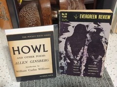 Allen Ginsberg Lot Howl 4th Printing & Evergreen Review #10 Notes Recording Howl