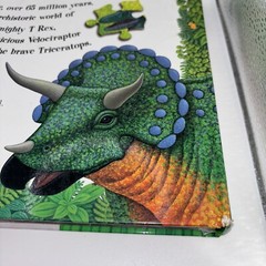Jigsaw Dinosaurs by Anne Sharp. (2000, Hardcover) jigsaw puzzles in a book form