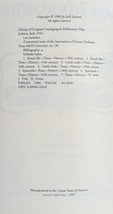 Los Mestenos • Spanish Ranching in Texas 1721–1821 (Jack Jackson•1997•HCDJ)
