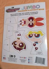 THE POWERPUFF GIRLS JUMBO COLORING AND ACTIVITY BOOK BY BENDON NEW! FREE SHIP!