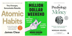 Atomic Habits + Million Dollar Weekend + phychology of money Combo Book Set New