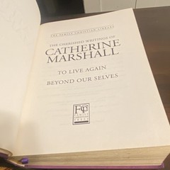 The Cherished Writings of Catherine Marshall Hardcover Family Christian Library