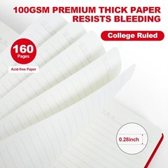 Lined Journal Notebooks, 6 Pack 160 Pages, 5.5x 8.2-Inch Journals for Women M…