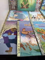 Little Golden Books Lot Of 13 Disney 1970-1990s