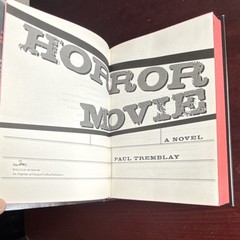 Horror Movie by Paul Tremblay (2024, William Morrow, 1st Ed HC Horror)