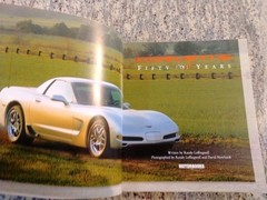 CORVETTE 50 YEARS OFFICIAL ANNIVERSARY BOOK RANDY LEFFINGWELL 383 PAGES
