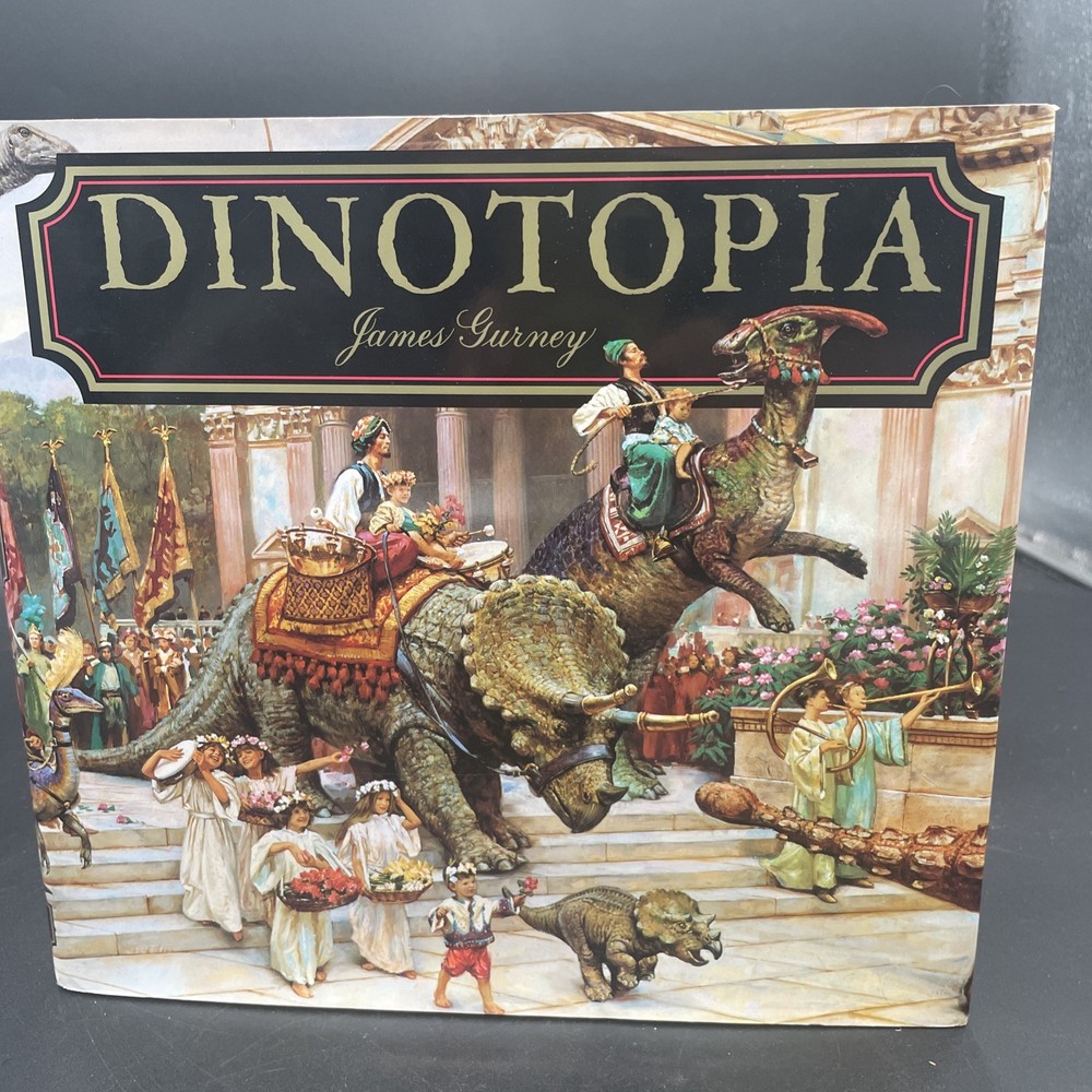 Dinotopia (HarperCollins) James Gurney Dinosaur Fantasy Wonder Illustrations