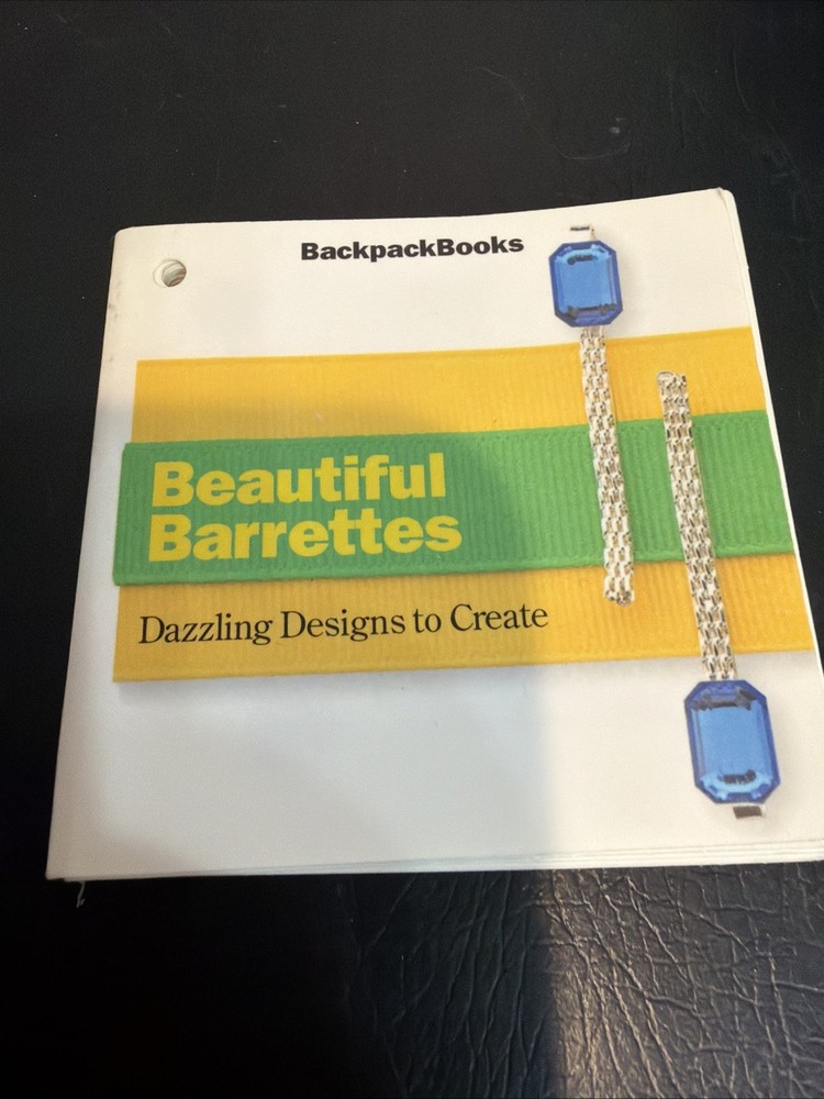 New Age 8+ BEAUTIFUL BARRETTES American Girl Doll Today 3″ Backpack Book #15