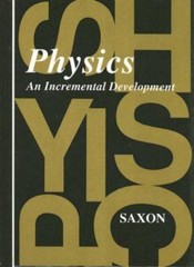 Saxon Physics textbook