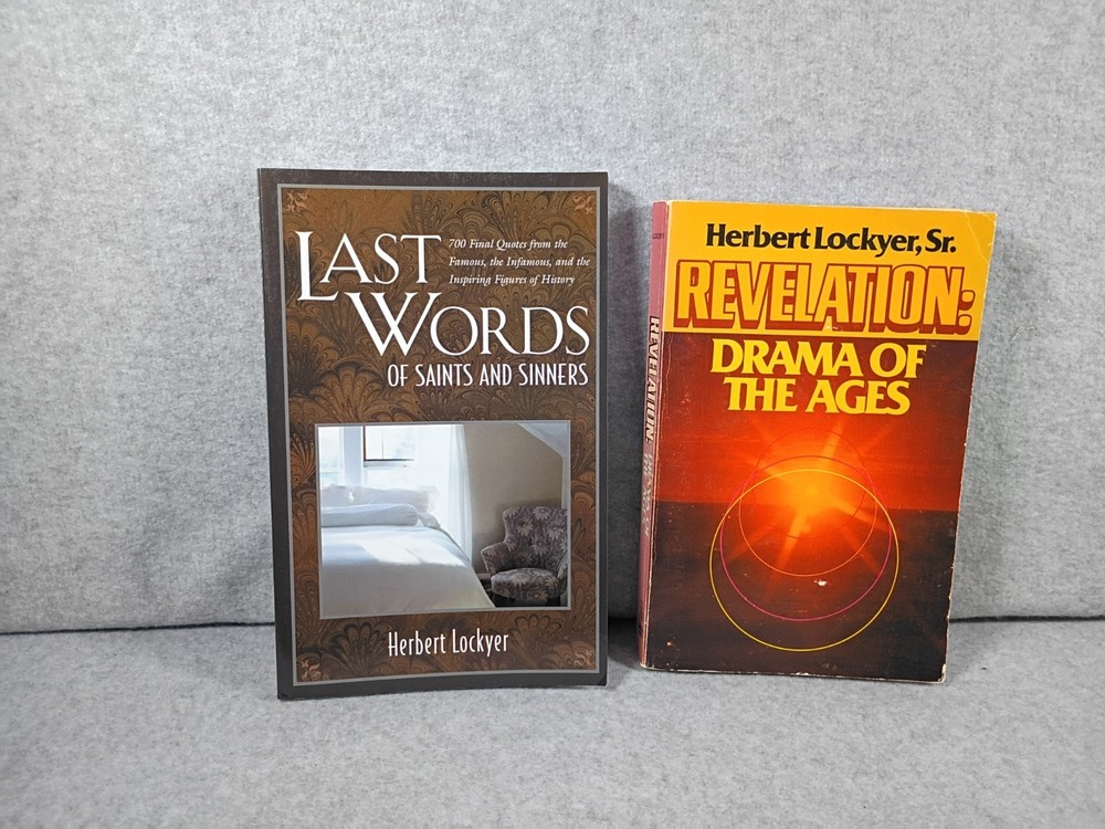 Herbert Lockyer, Revelation & Last Words of Saints and Sinners, 2 books
